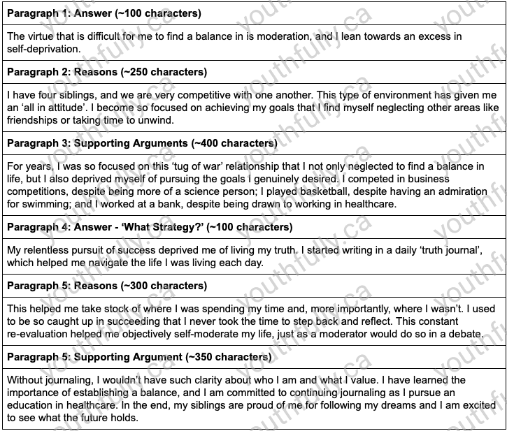 McMaster Health Sciences Supplementary Application examples