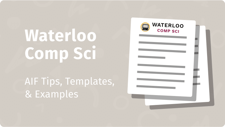 Computer science in waterloo university AIF tips and examples