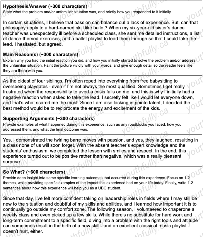 UBC Personal Profile Examples, Question Samples & Prep Tips